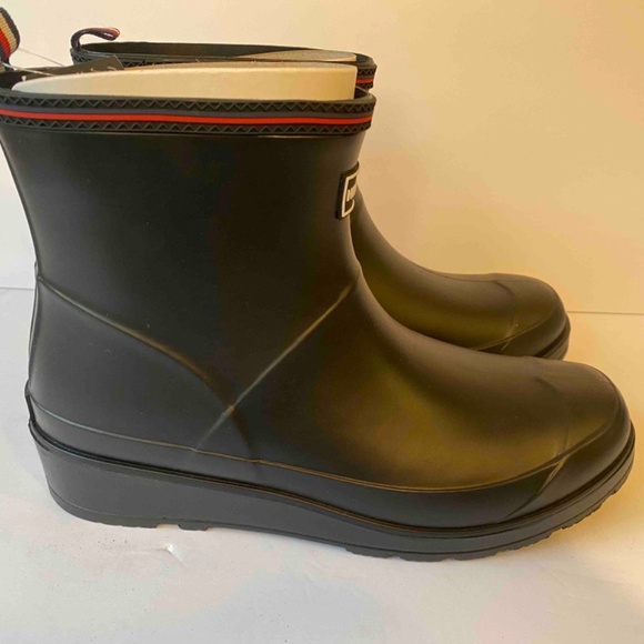 TOMMY HILFIGER- Breezi3 Women's Rubber Slip On Rain Boots Waterproof Sz 8 - Picture 3 of 6